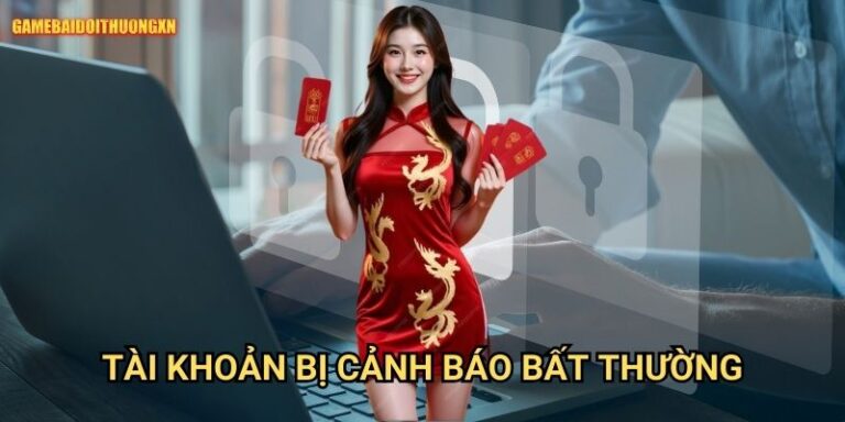 Tài khoản bị cảnh báo bất thường gamebaidoithuong xn - Cách xử lý và phòng tránh 2 Tài khoản bị cảnh báo bất thường gamebaidoithuong xn - Cách xử lý và phòng tránh