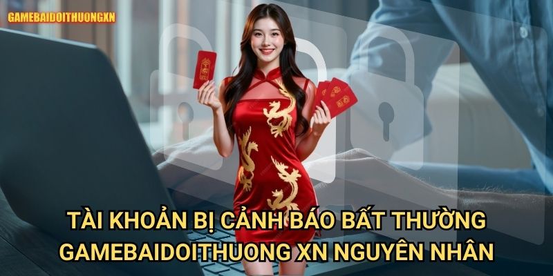 Tài khoản bị cảnh báo bất thường gamebaidoithuong xn nguyên nhân